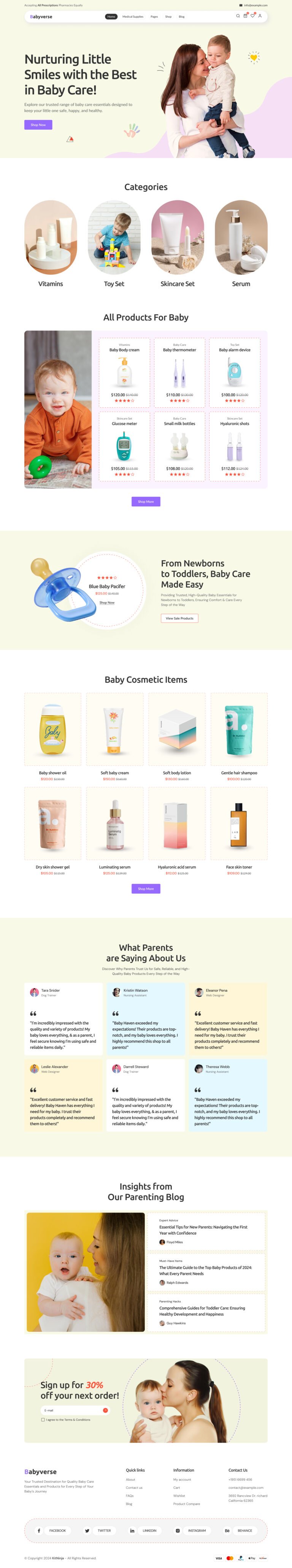 Babyverse-Baby-Care-&-Baby-Products-Shop-WooCommerce-Elementor-Template-Kit