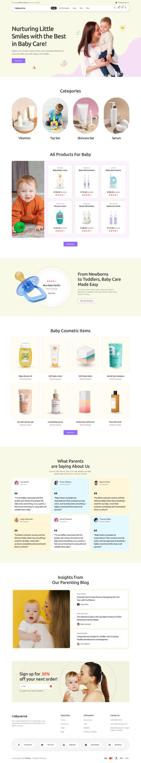 Babyverse-Baby-Care-&-Baby-Products-Shop-WooCommerce-Elementor-Template-Kit